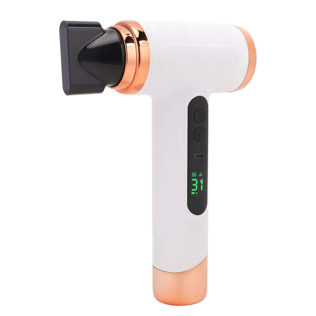 Cordless Portable Hair Dryer 15000mAh USB Rechargeable Styling Tool