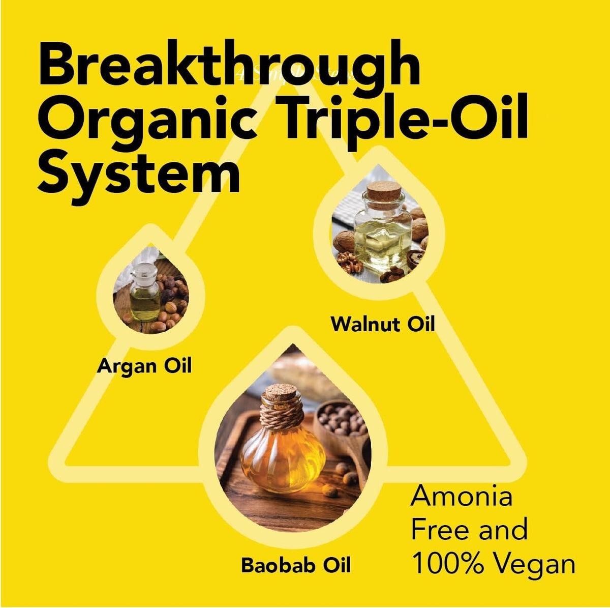 Vegan Hair & Beard Dye for Men - Ammonia-Free Black, Salon Quality