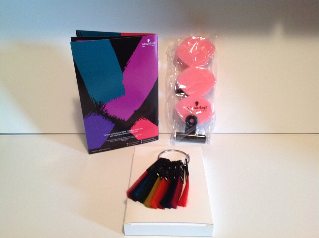 Schwarzkopf Igora Colorworx Intense Swatch Ring Kit with Step-by-Step Guide
