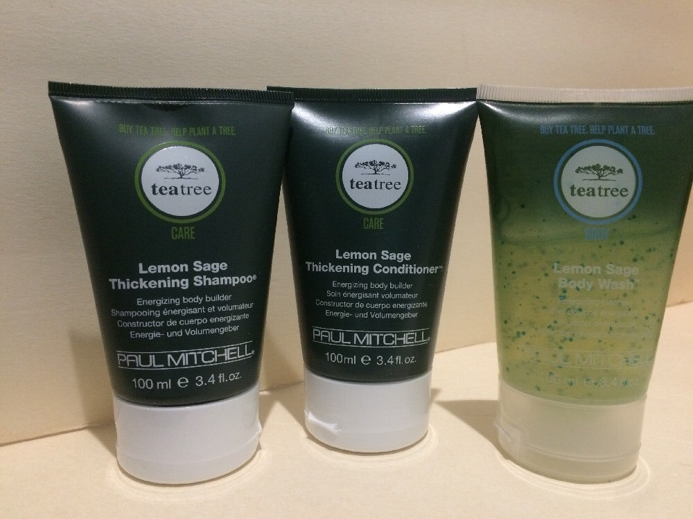 Paul Mitchell Tea Tree Lemon Sage Conditioner & Body Wash Set - 3.4 Oz Each