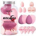 14PCS Makeup Sponge Set for Flawless Foundation Blending - Sensitive Skin Friendly