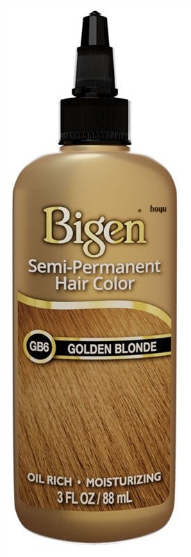 (3 Pack) Bigen Semi-Permanent Hair Color - Golden Blonde 3oz - Long-Lasting Gray Coverage