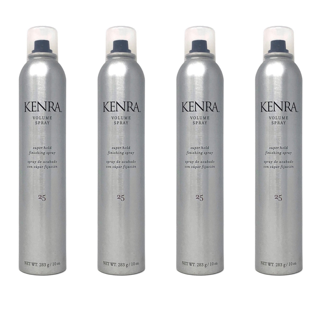 Kenra Professional Volume Spray 25 Super Hold Hair Spray - 10 OZ, Pack of 4