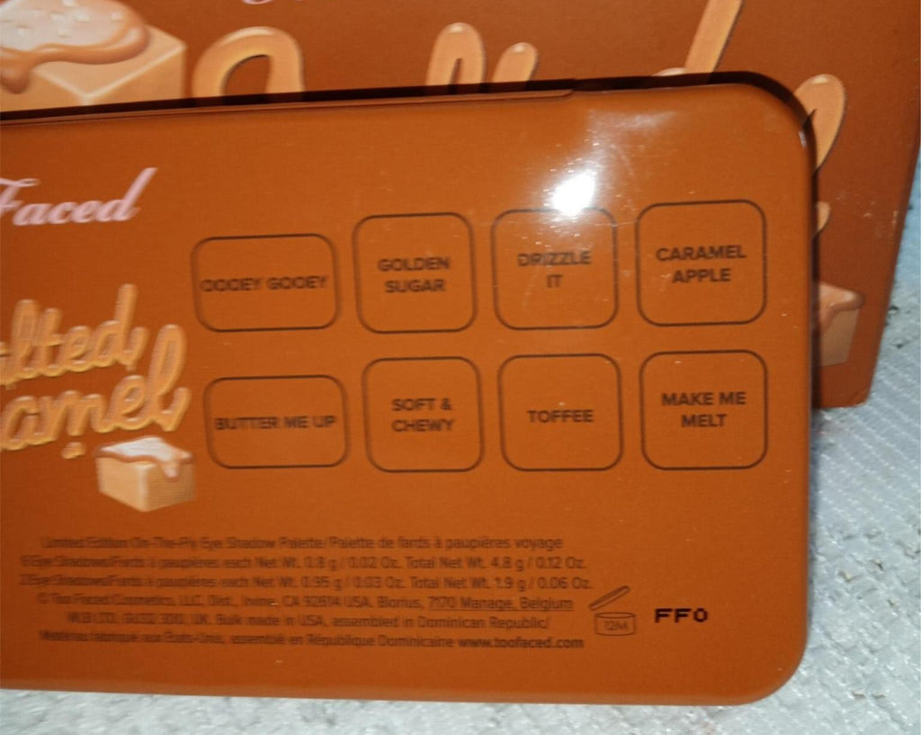 Too Faced Salted Caramel On The Fly Eye Shadow Palette Limited Edition
