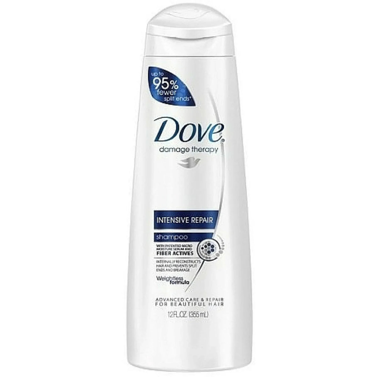 Dove Damage Repair Shampoo 12oz - Pack of 6 Intensive Hair Care