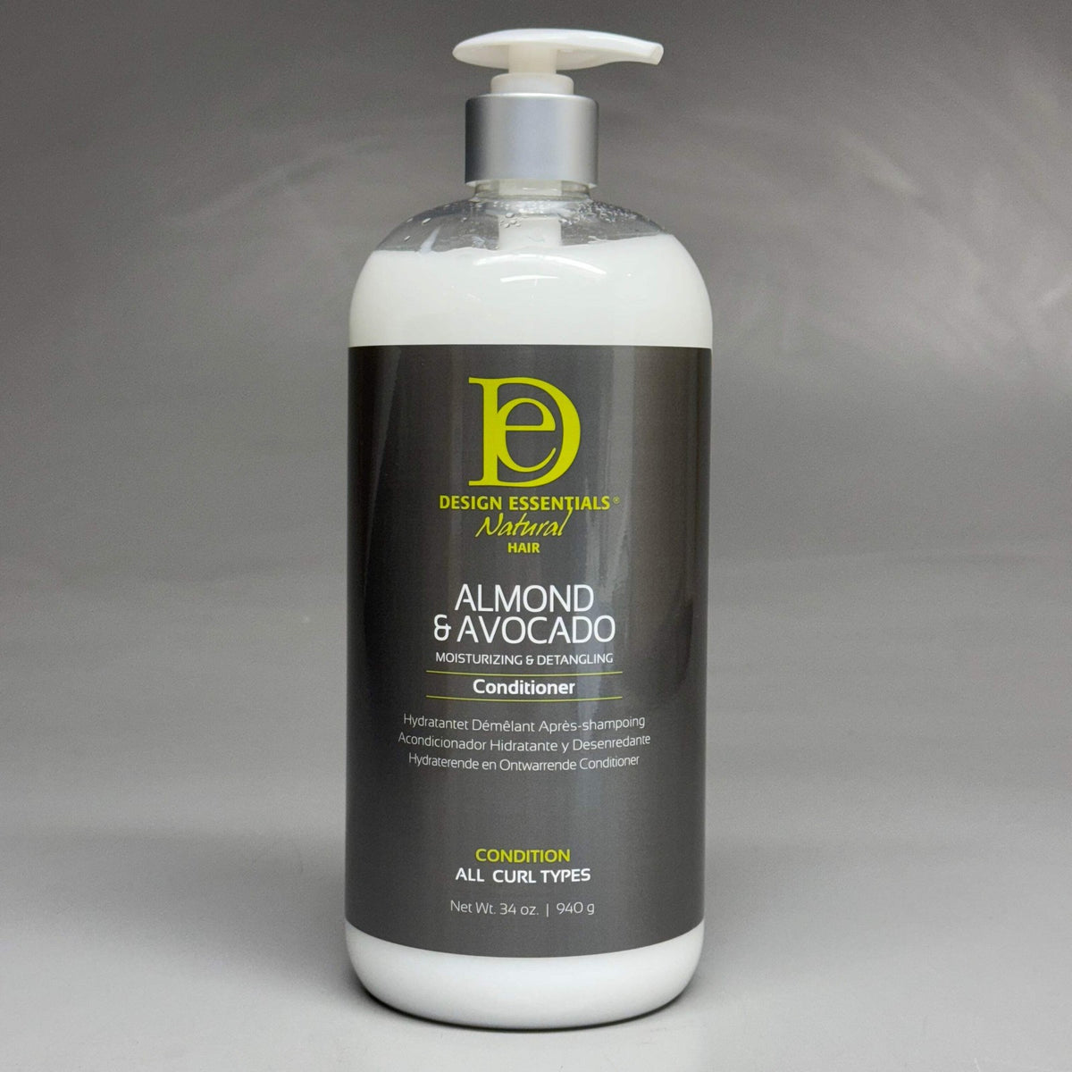 Moisturizing & Detangling Conditioner for Hair - Almond & Avocado, 34 oz