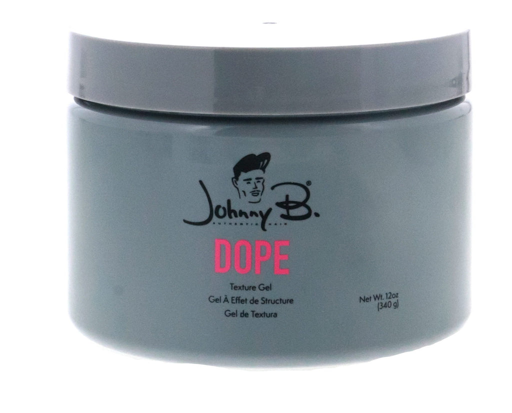 Johnny B Dope Texture Gel - 12 oz Strong Hold Matte Styling Gel