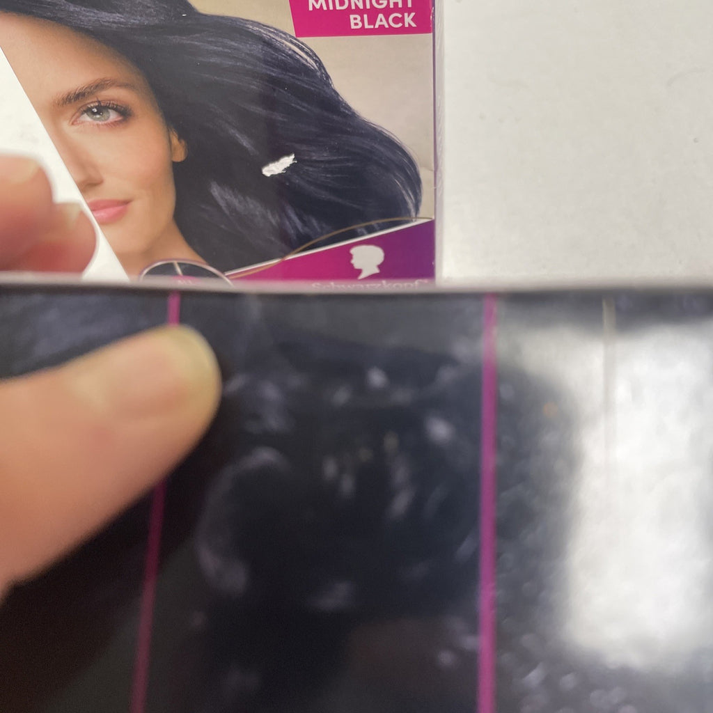 Schwarzkopf Keratin Anti-Age Hair Color Permanent 1.1 Midnight Black - Pack of 2