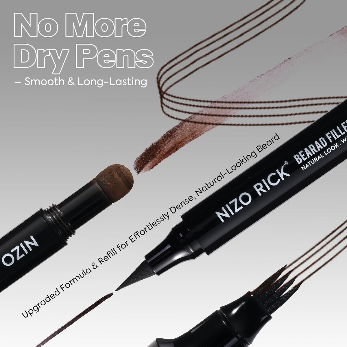 Men's 5-in-1 Waterproof Beard Pencil Kit for Grooming & Styling
