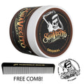Strong Hold Hair Pomade 4 oz & 32 oz - Water-Based Styling Paste