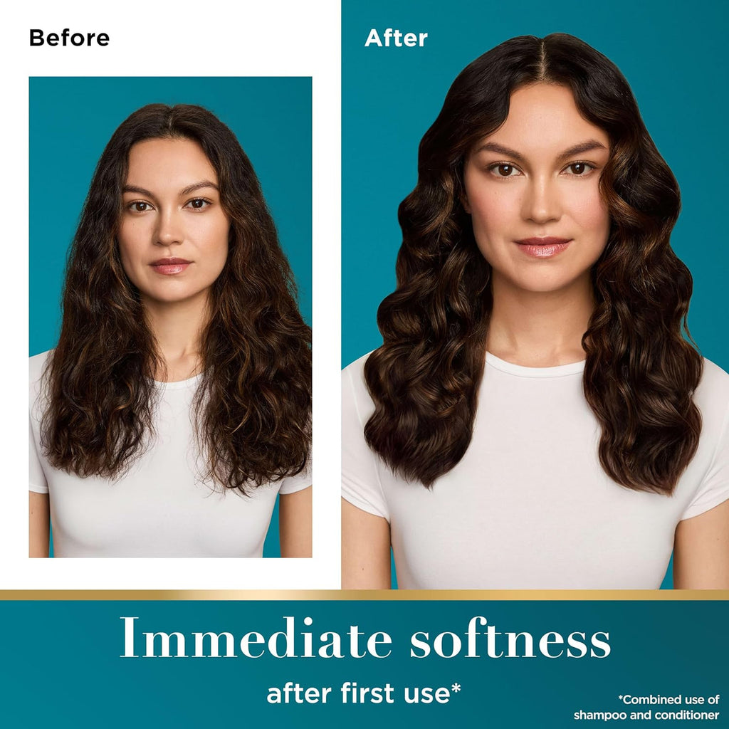 Nourishing Coconut Milk Shampoo & Conditioner Set - Hydrating Hair Care, 2 x 25.4 Fl Oz