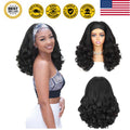 Glueless Yaki Curly Headband Wig for Black Women - Natural Look & Easy Wear