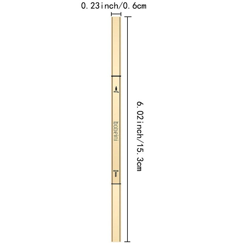 Waterproof Dual-End Eyebrow Pencil for Natural & Bold Brows