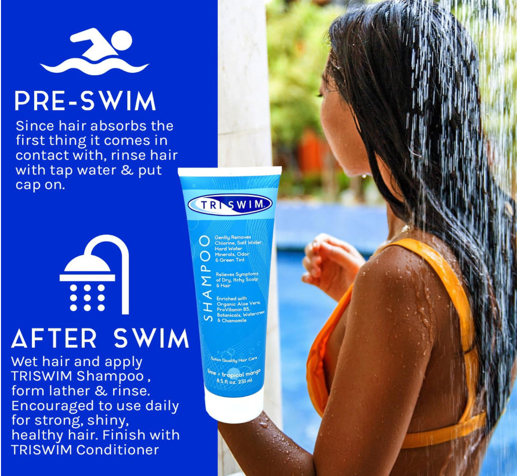 Swimmers Shampoo Chlorine Removal Hair Care for Athletes - 8.5 fl oz