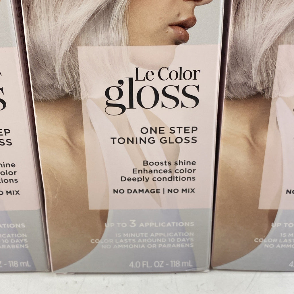 3-Pack L'Oréal Le Color Gloss Platinum Pearl Hair Toning Kit
