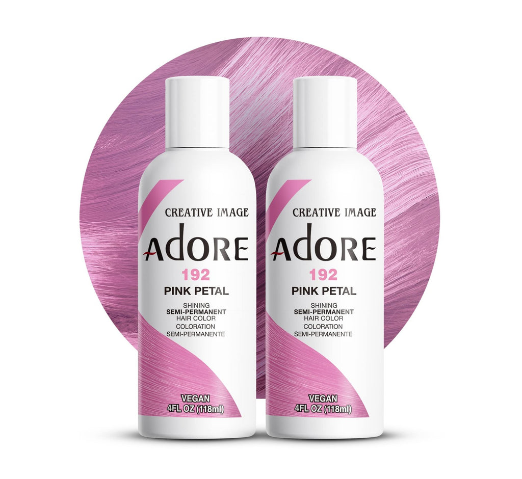 Pink Semi Permanent Hair Color - Vibrant, No Harmful Chemicals, 4 Fl Oz, Pack of 2