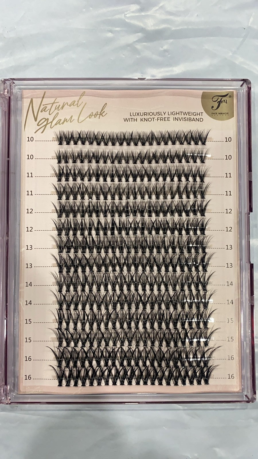 14 Rows False Eyelashes with Mascara, Large Quantity, Eye Makeup Tool