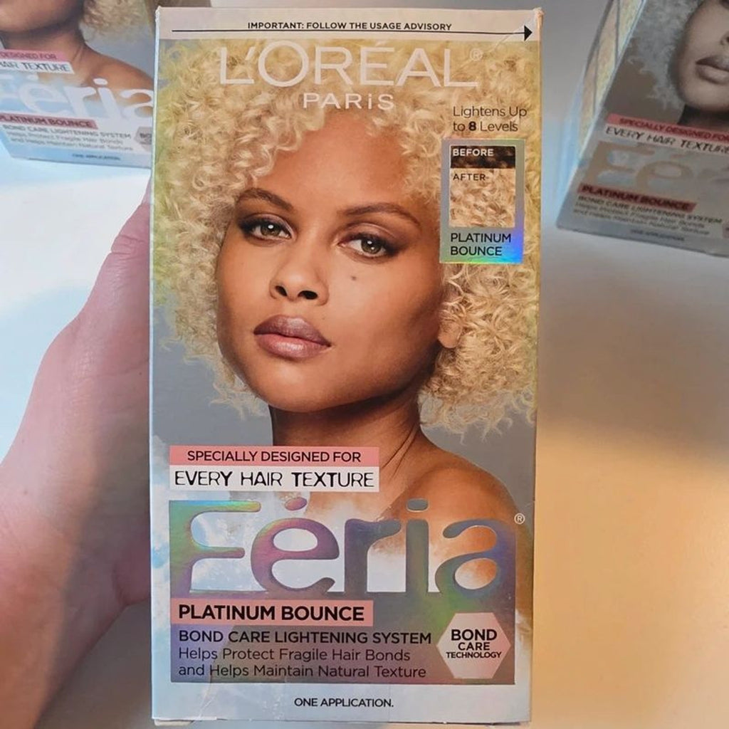 L'Oreal Feria Hair Color Platinum Bounce - Set of 3