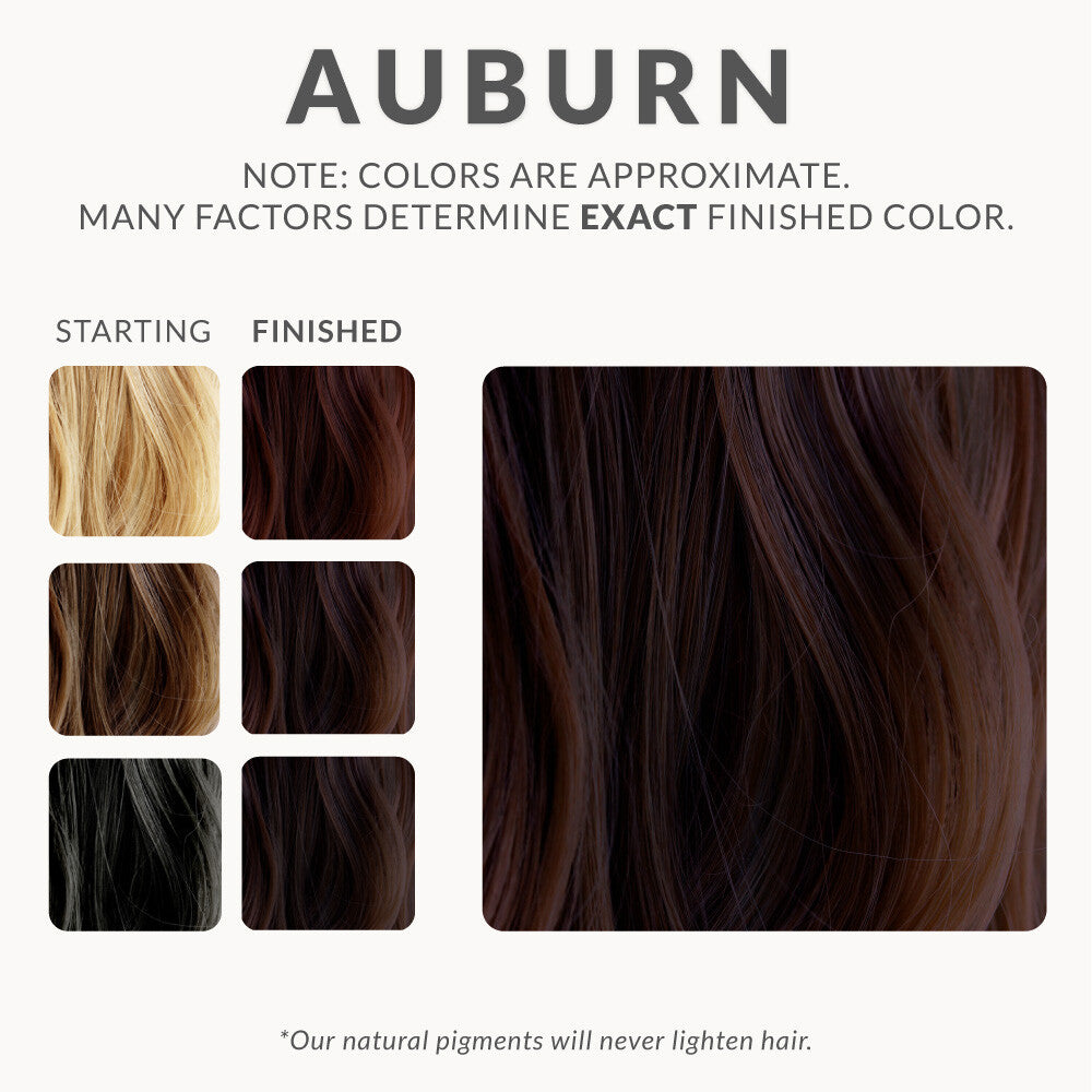 Auburn Henna Hair & Beard Dye Pack of 5 - Natural Botanical Color