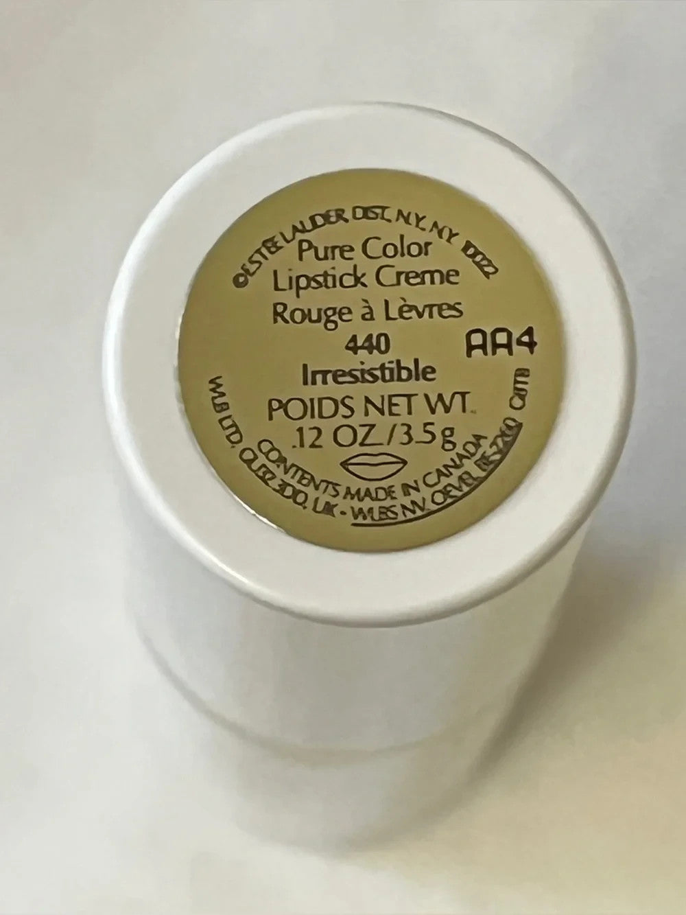 Estee Lauder Pure Color Lipstick 440 Irresistible 0.12oz / 3.5g New
