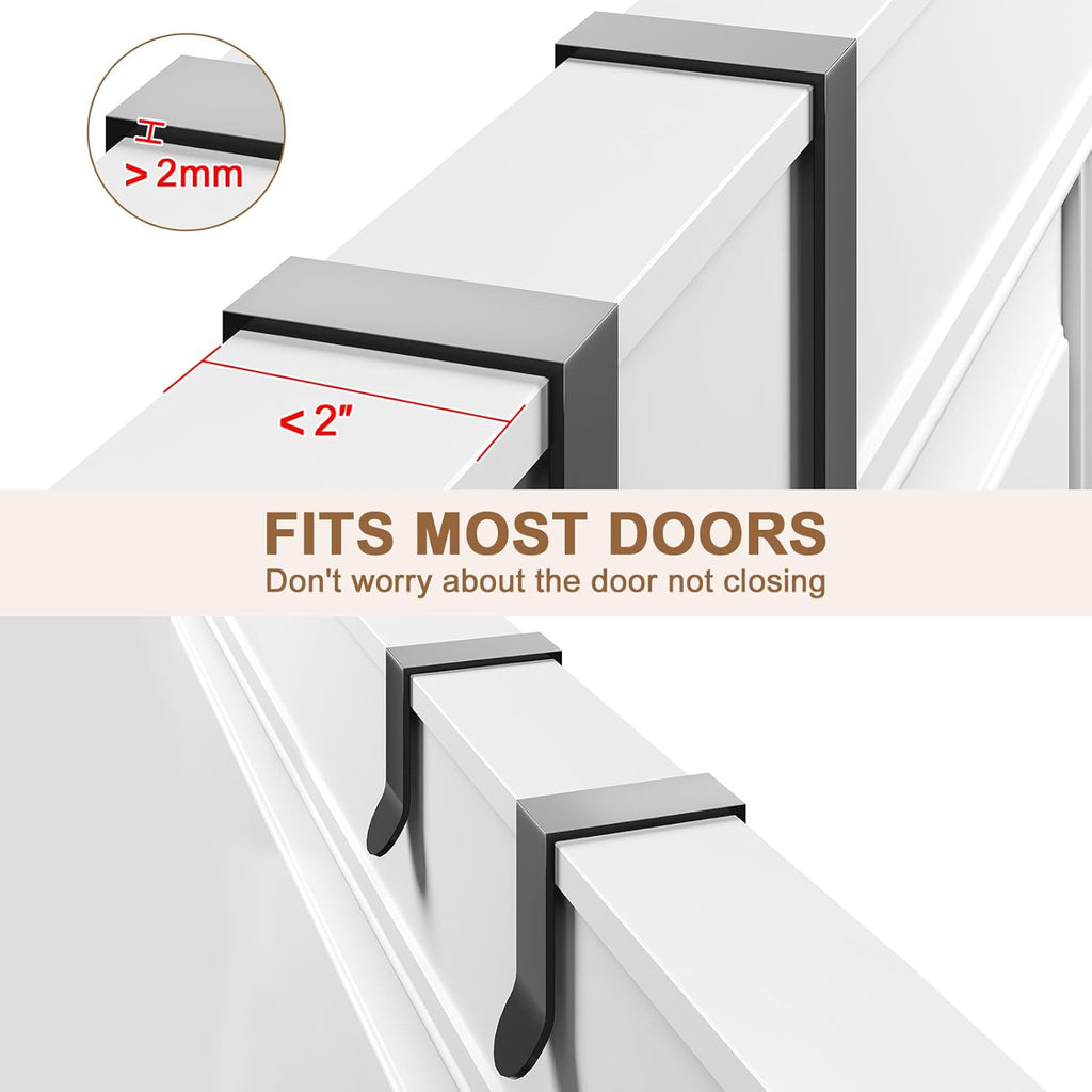 Over-the-Door Bathroom Organizer with 5 Shelves - Hair Dryer & Tool Storage