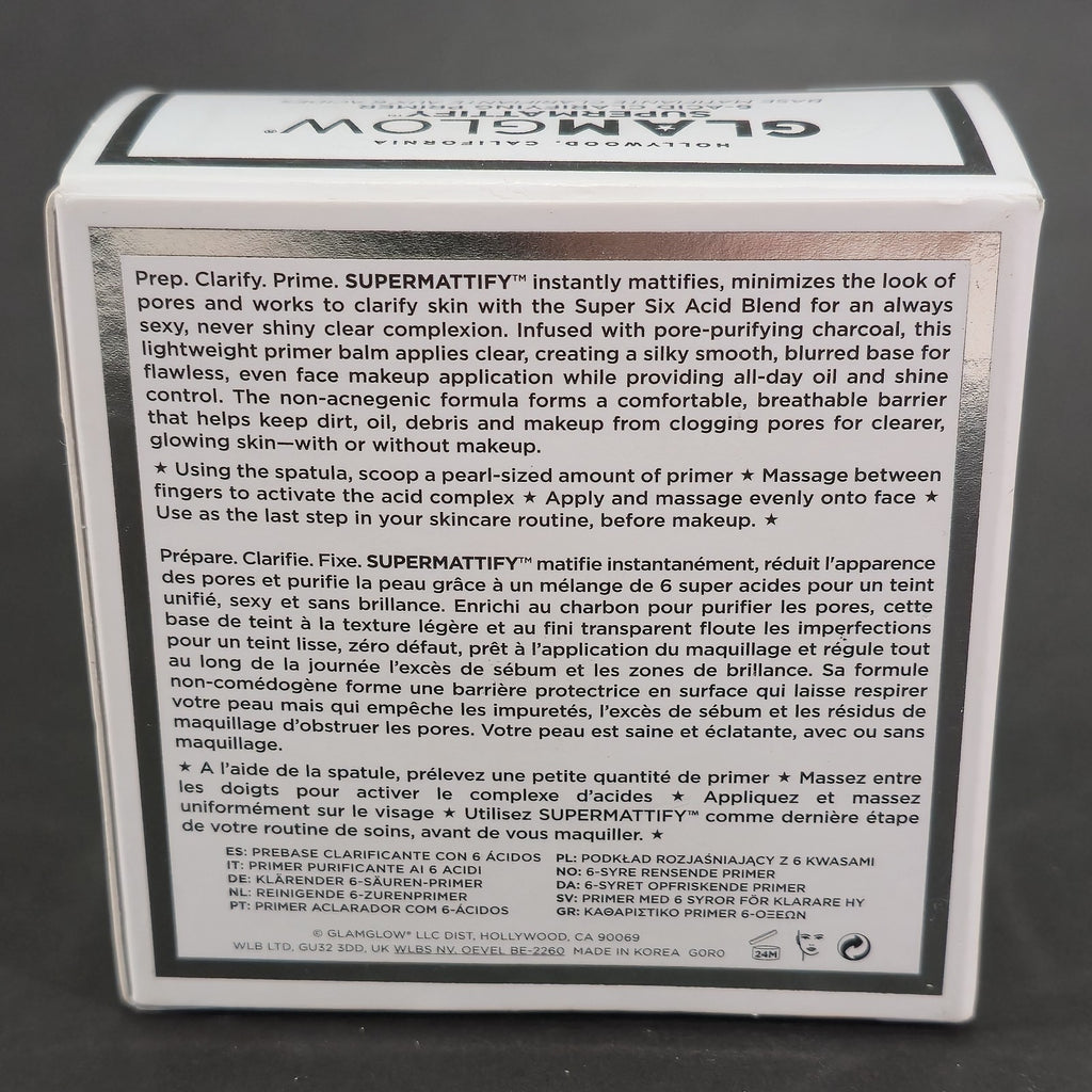 Glamglow Supermattify Acid Clarifying Primer - 0.5 oz Face Makeup Base