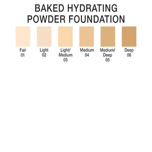 Baked Hydrating Powder Foundation Fair - Matte-Satin Finish, Paraben-Free