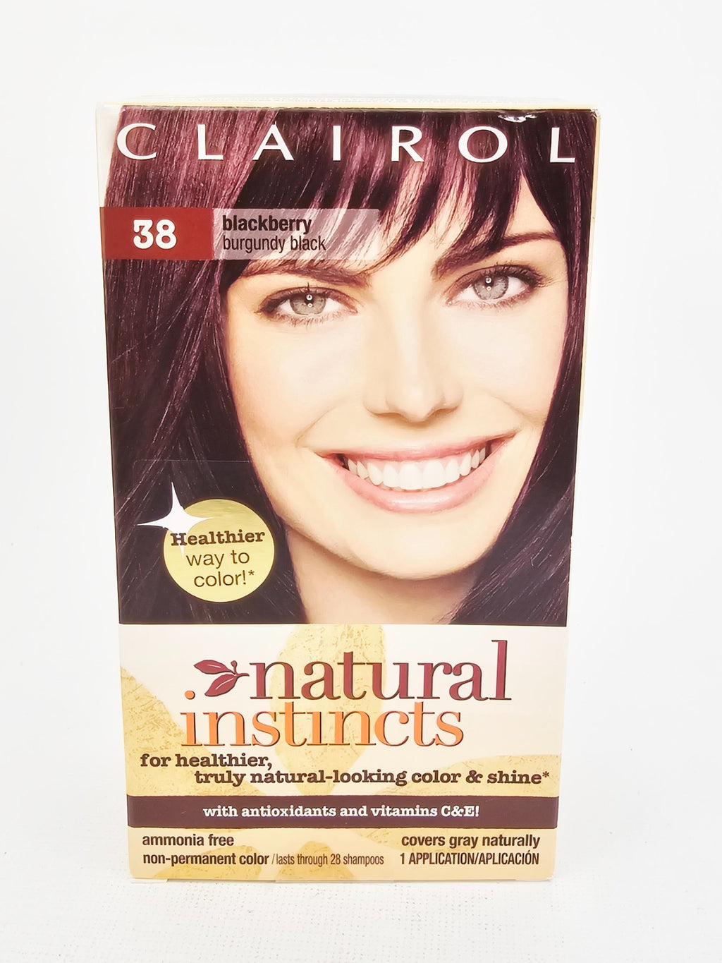 Ammonia-Free Hair Dye Set - Blackberry Burgundy Black - 3 Pack