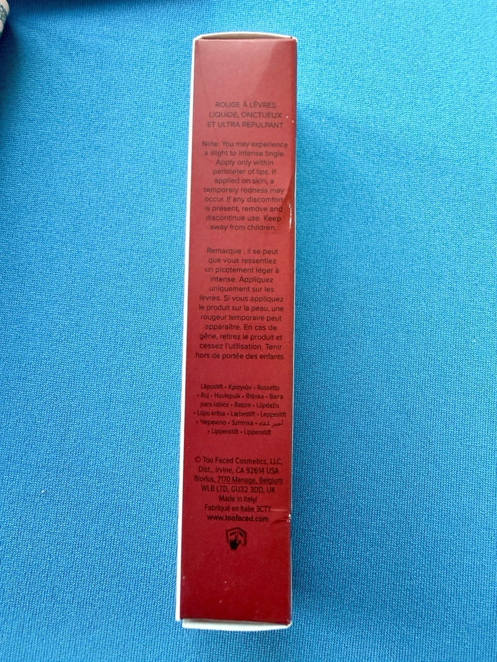 Liquid Lipstick with Lip Plumper Effect - Boom Boom Pow Full Size 0.1oz