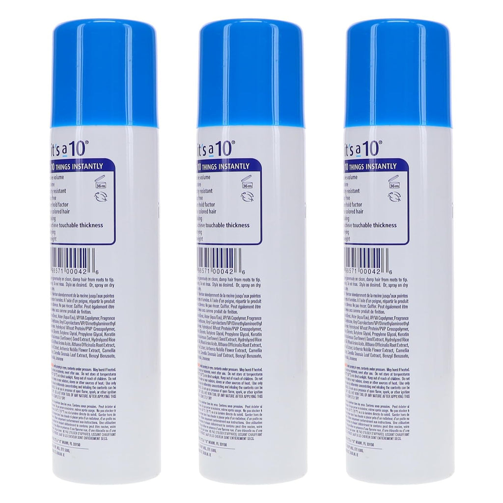 Volumizing Hair Spray - Miracle Blowdry 6 fl oz, Pack of 3