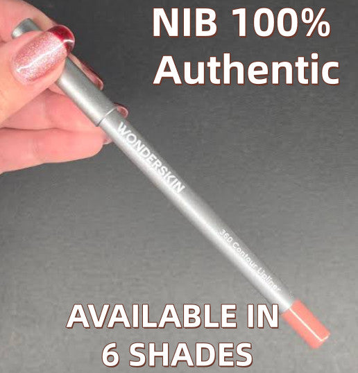 Long-Wearing Lip Liner Pencil - Waterproof, Smudge-Proof, 6 Shades