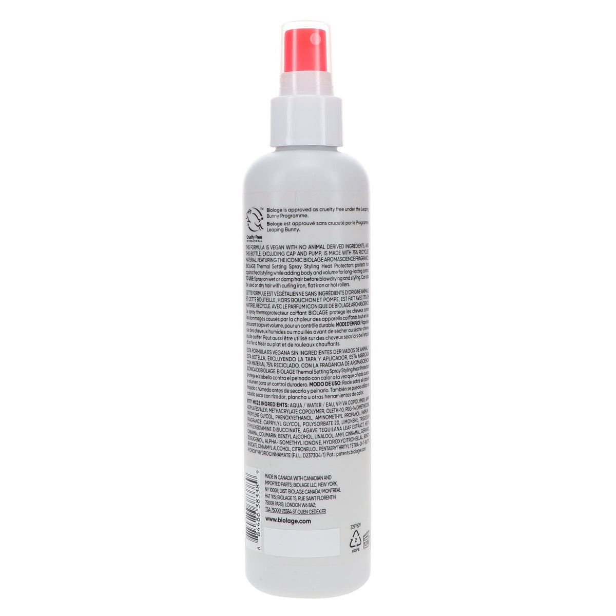 Thermal Styling Spray with UV Protection - 8.5 oz Hair Heat Protectant