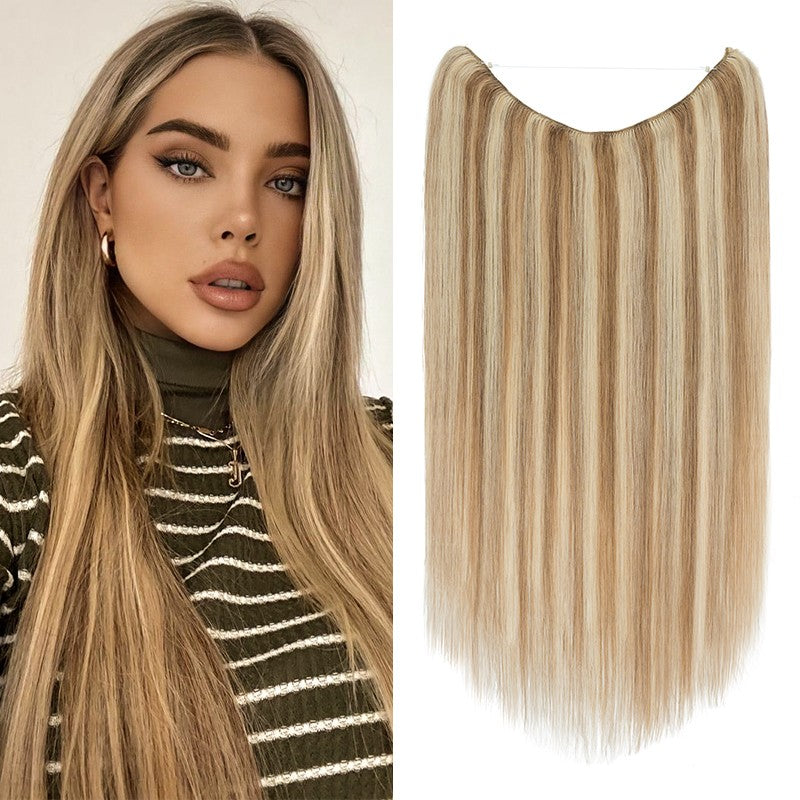 Remy Human Hair Clip-In Extensions with Invisible Wire & Clips - Thick, Natural Look