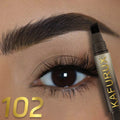 Waterproof 3D Eyebrow Pencil with Hair-Like Stroke Brush for Natural Definition