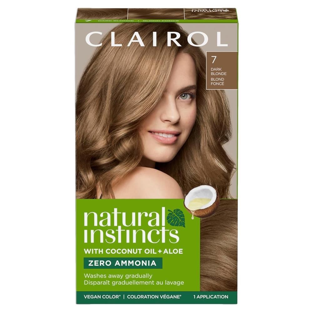 Natural Instincts Demi-Permanent Hair Color Kit - 7 Dark Blonde, Pack of 3