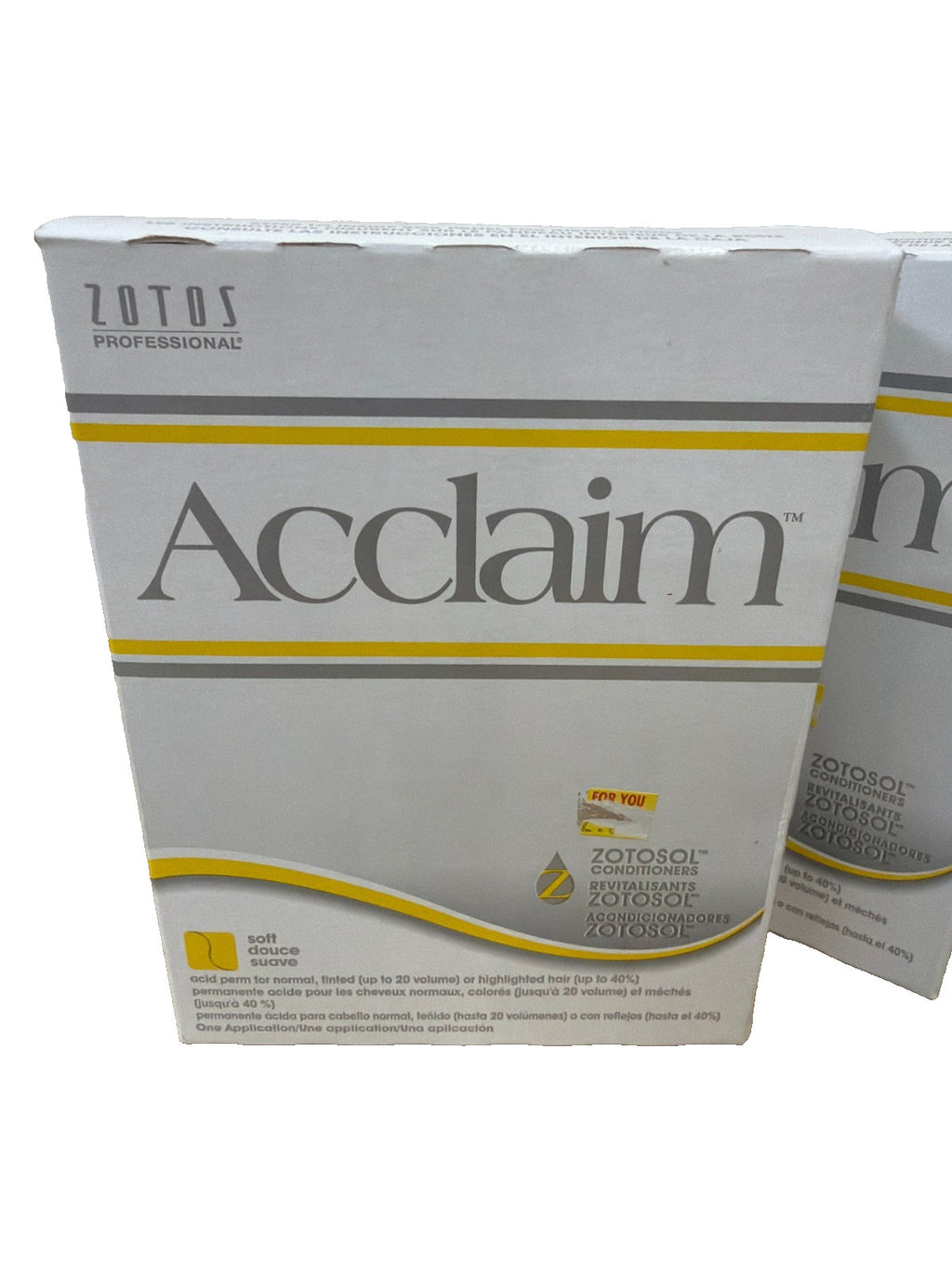 Zotos Acclaim Hair Perm Kit - 3-Pack Regular & Highlighted Curling Perms