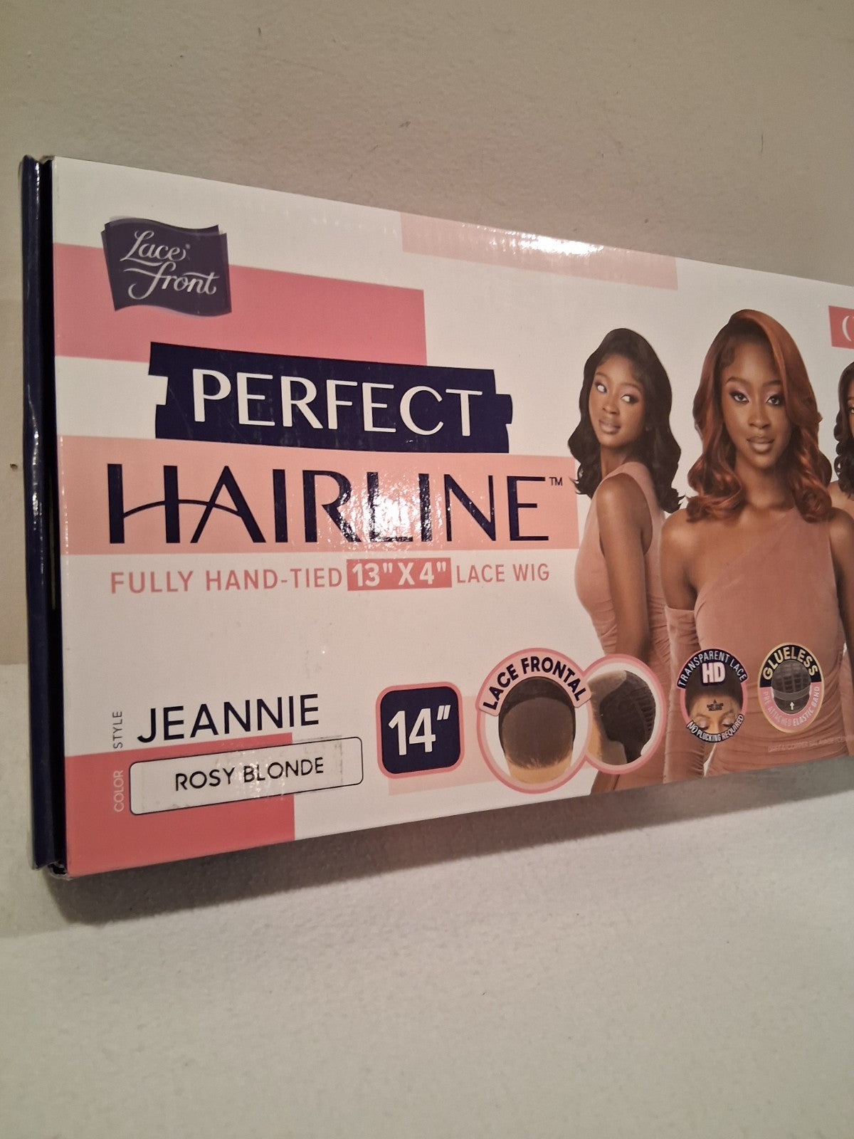 Outre Synthetic Lace Front Wig 14 Inch Jeannie Rosy Blonde - Natural Hairline