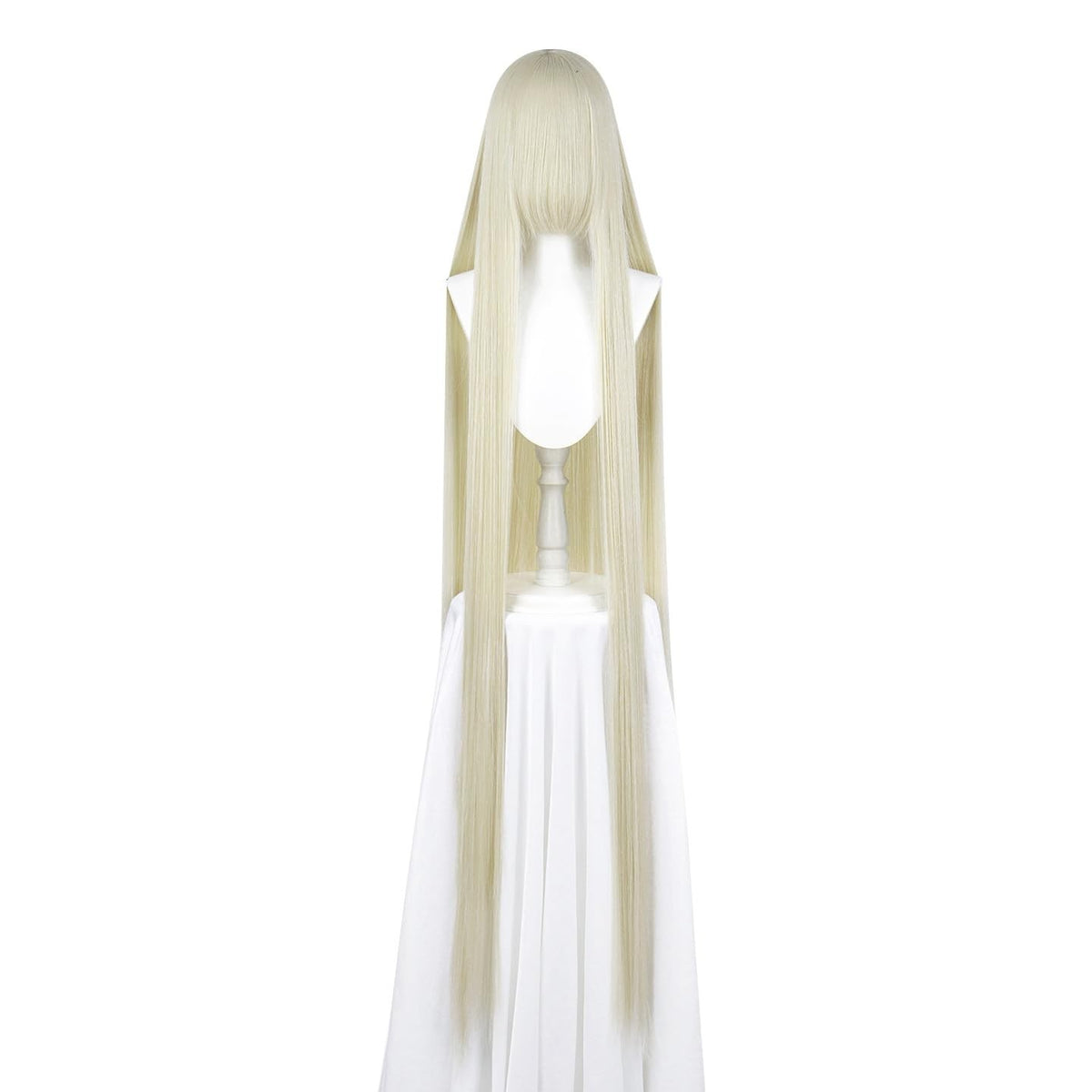 Long Straight Synthetic Wig with Bangs - Cosplay & Halloween Costume