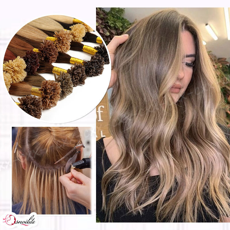 Pre Bonded Keratin Fusion Nail Extensions - Remy Human Hair, All Variants