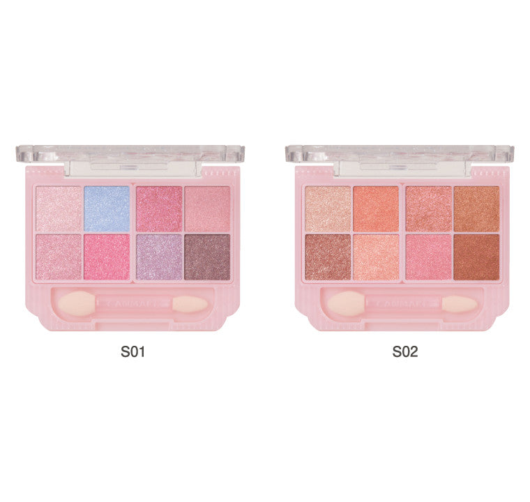 Eye Palette Set - 8 Shimmering Shades, Sparkling Type, All Variants