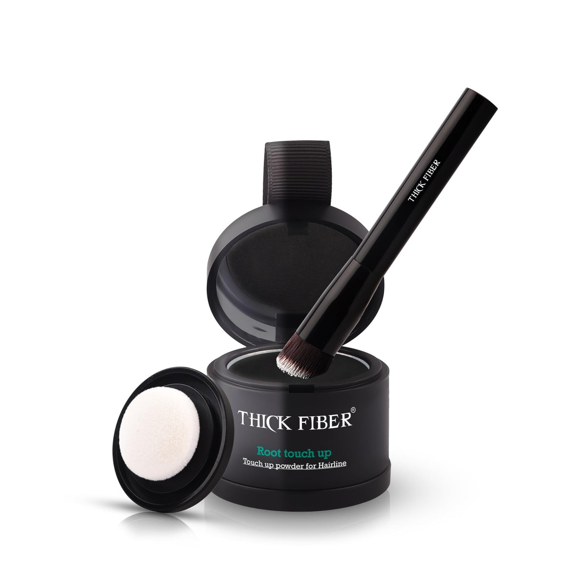 Water & Sweat Resistant Hair Loss Concealer Powder for Thinning Hair Women - Full Set with Brush & Mirror