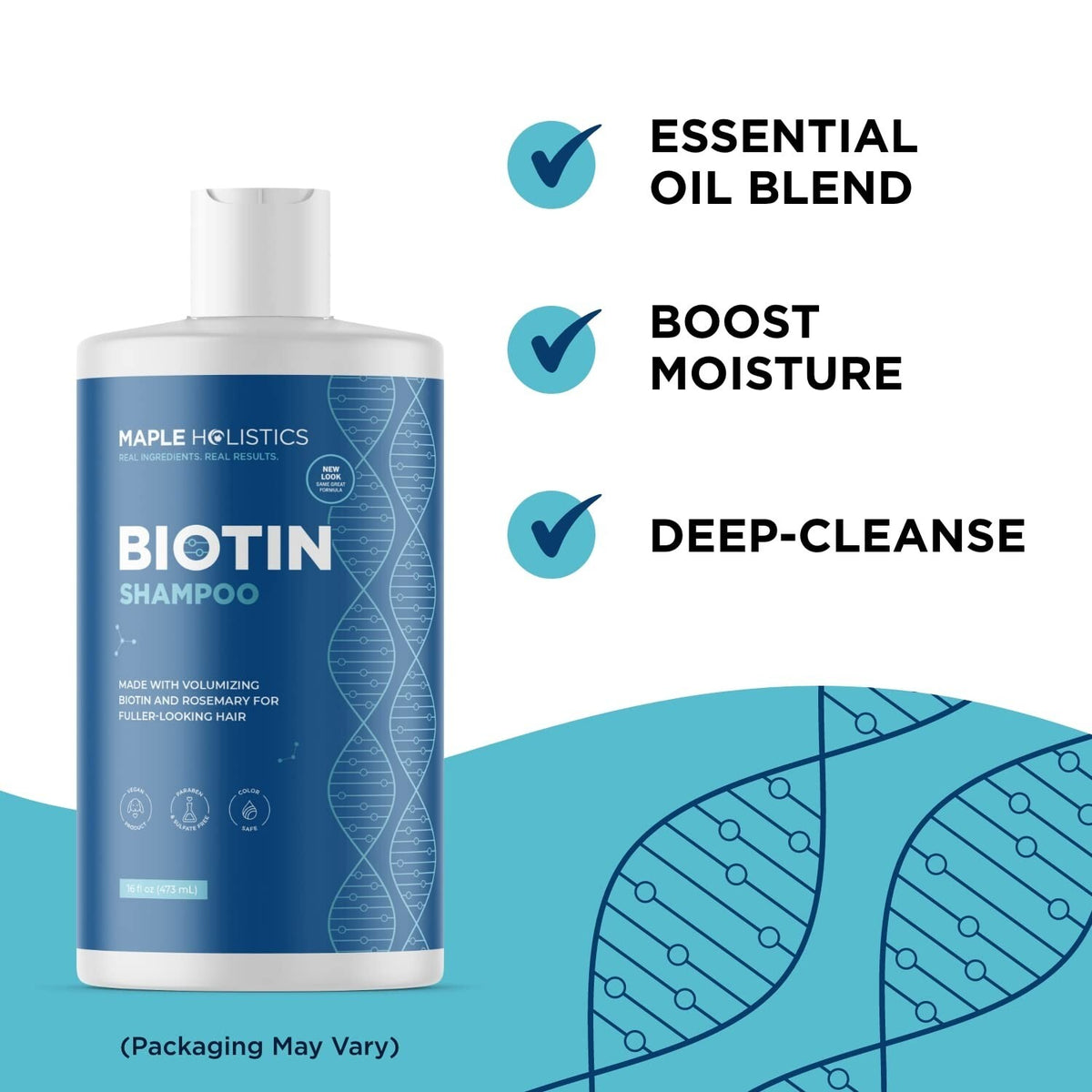 Volumizing Biotin Shampoo for Thinning Hair with Rosemary & Essential Oils - 16 Fl Oz
