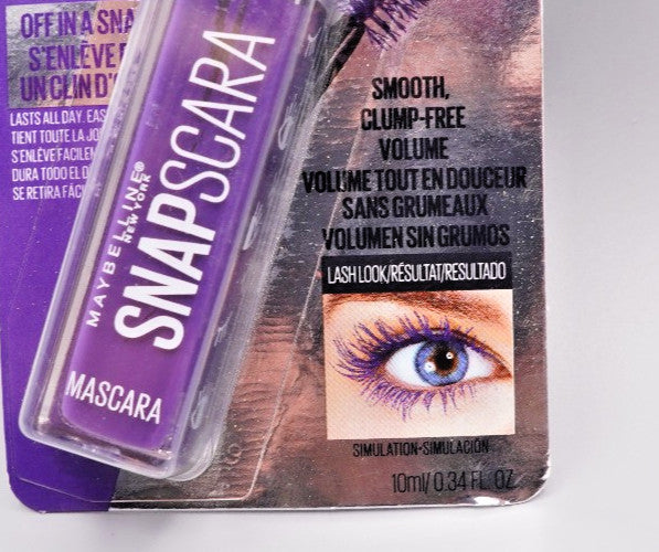 Mascara - Clump-Free Volumizing Waterproof Eye Makeup - Ultra Violet, Pack of 3