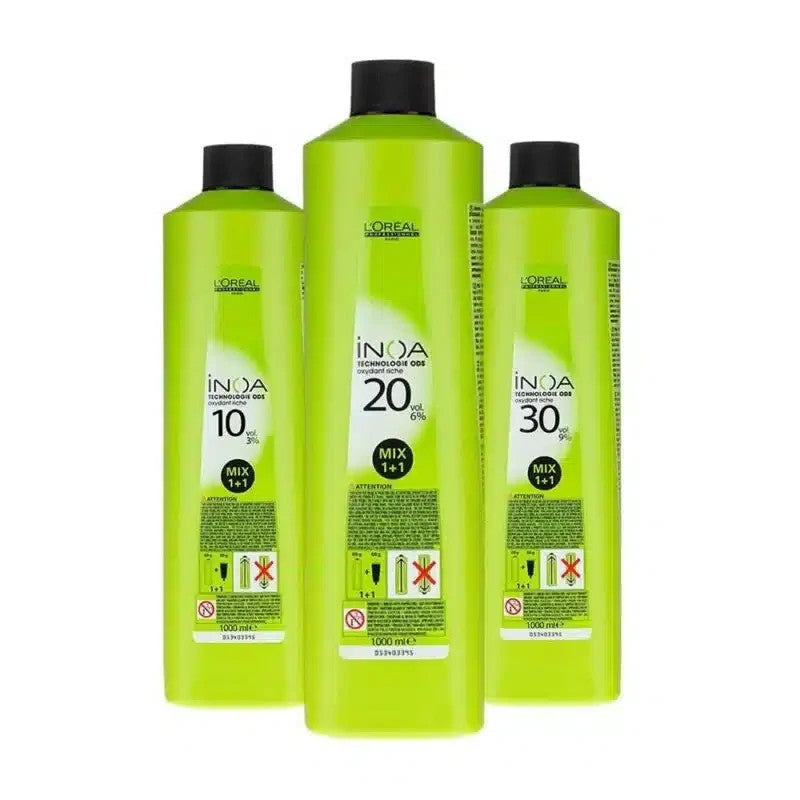 L'Oréal INOA ODS2 Developer Set - 10, 20 & 30 Volume, 32 fl oz Bottles