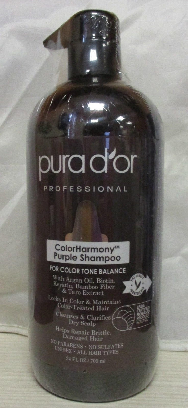 Purple Toning Shampoo for Blonde Silver Hair 24 OZ - Sulfate-Free