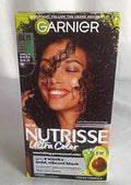 Garnier Nutrisse Ultra Nourishing Hair Color Creme BL11 Jet Blue Black - 2 Boxes