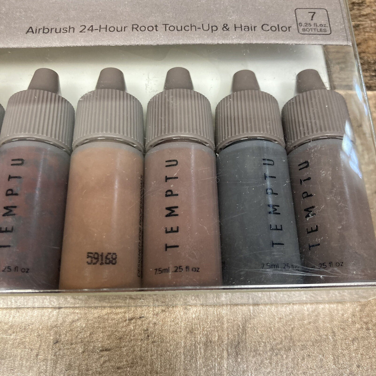 Temptu Airbrush Root Touch-Up Concealer Hair Color - 7 Shades, 0.25 Fl Oz