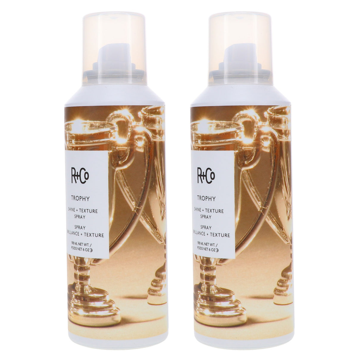 Hair Texturizing & Shine Spray - 6 oz 2-Pack for Volume & Flexible Hold