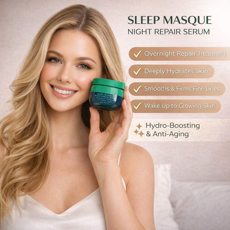 Luxury Hair Treatment Serum for Damaged Hair - 2 oz Night Repair Mask