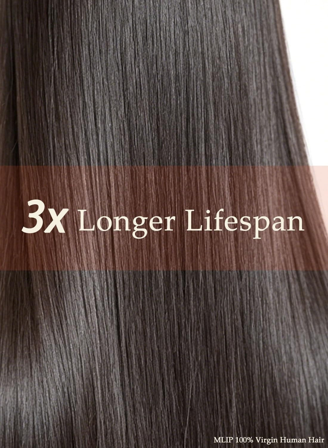 100% Raw Indian Human Hair Bundles - Straight, Extra Length, Natural Black 14 Inch